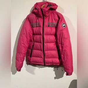Canada Goose summit pink rose puffer down jacket S 2071M